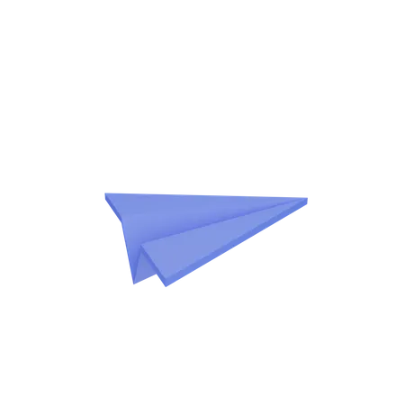 Avion de papel  3D Icon