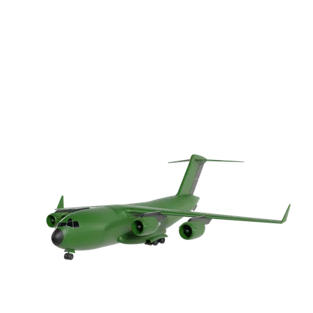 Avión del ejército  3D Icon