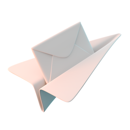 Avion en papier  3D Icon