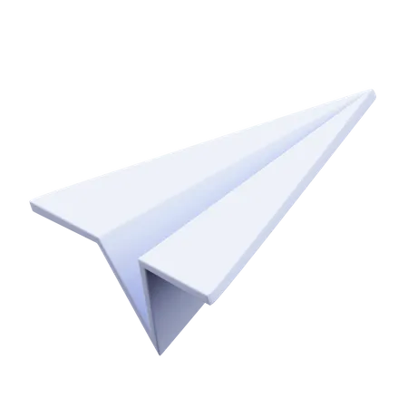 Avion en papier  3D Icon