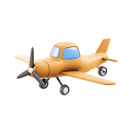 Avión de granjero  3D Icon