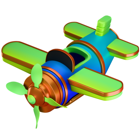 Avion en jouet  3D Icon