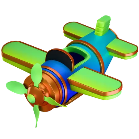 Avion en jouet  3D Icon