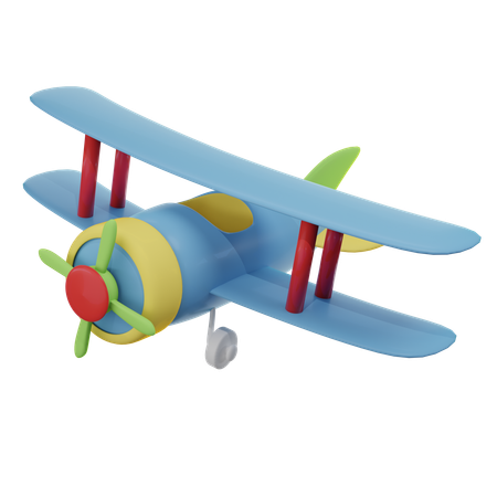 Avion en jouet  3D Icon