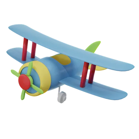 Avion en jouet  3D Icon