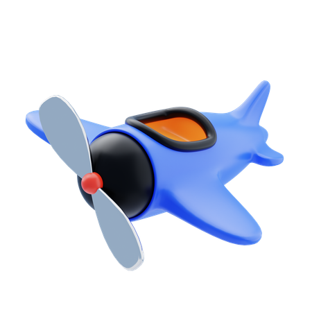 Avion en jouet  3D Icon