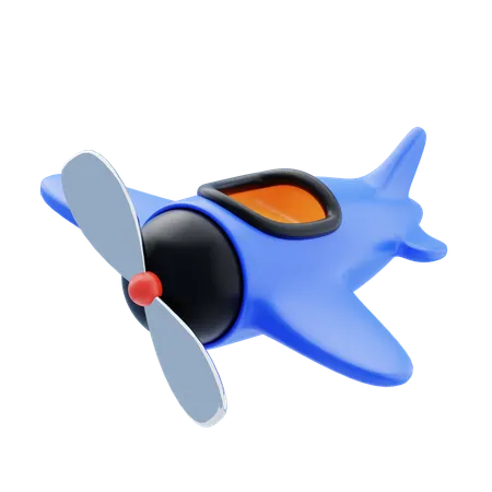 Avion en jouet  3D Icon