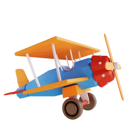 Avion en jouet  3D Icon