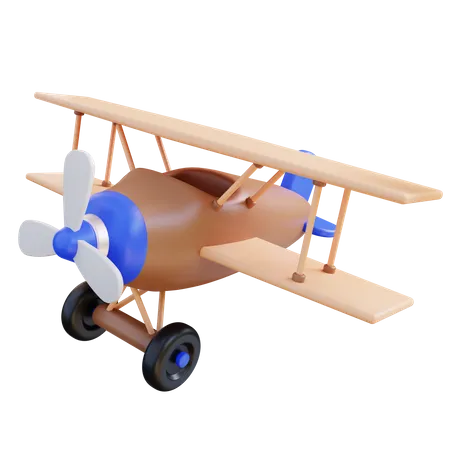 Avion en jouet  3D Icon