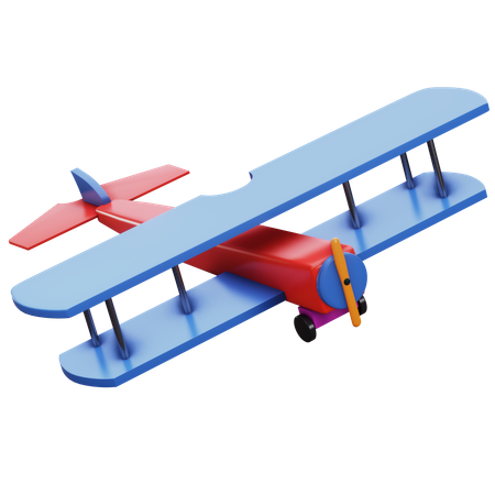 Avion en jouet  3D Icon