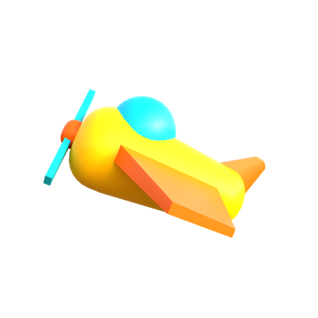 Avion jouet  3D Icon