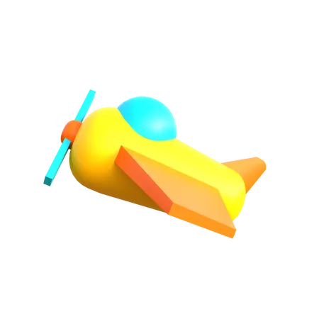 Avion jouet  3D Icon