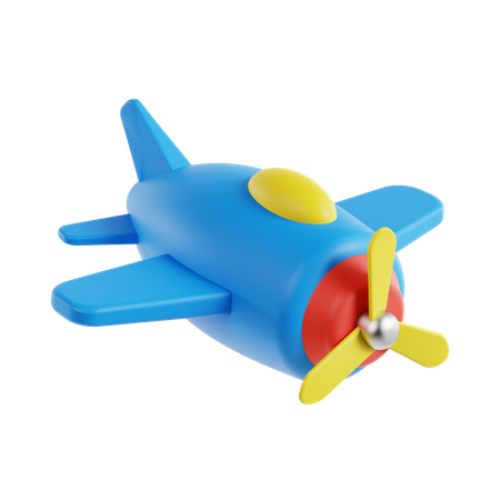 Avion en jouet  3D Icon