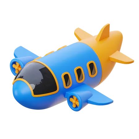 Avión de juguete  3D Icon