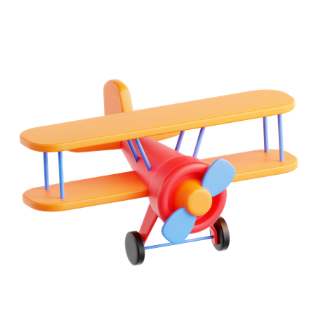 Avión de juguete  3D Icon