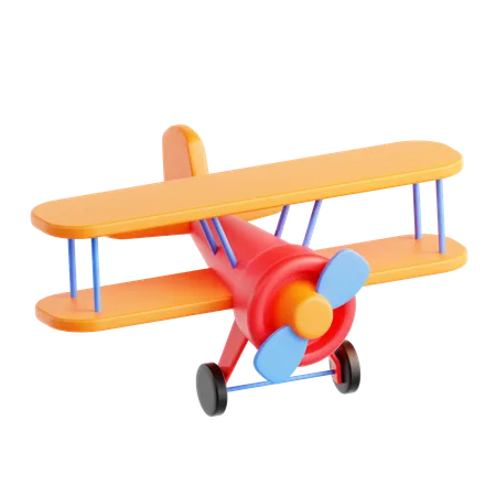 Avión de juguete  3D Icon