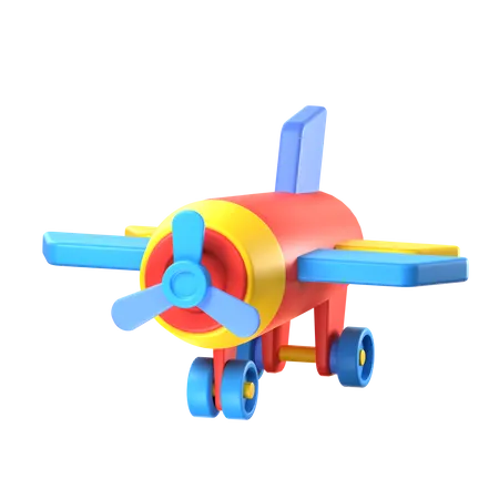 Avión de juguete  3D Icon