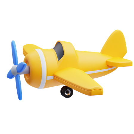 Avión pequeño  3D Icon