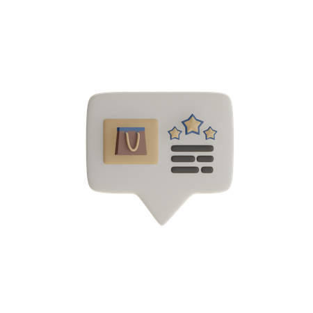 Avis client  3D Icon