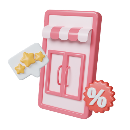 Avis client en ligne  3D Icon
