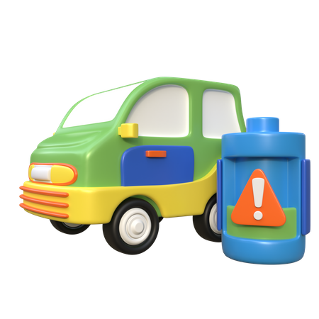 Aviso de bateria fraca  3D Icon