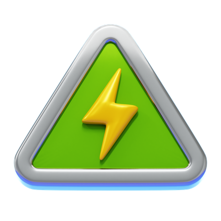 AVISO DE CHOQUE ELÉTRICO  3D Icon