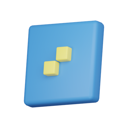 Aviso de dos casillas  3D Icon