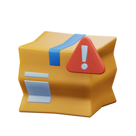 Aviso de pacote  3D Icon