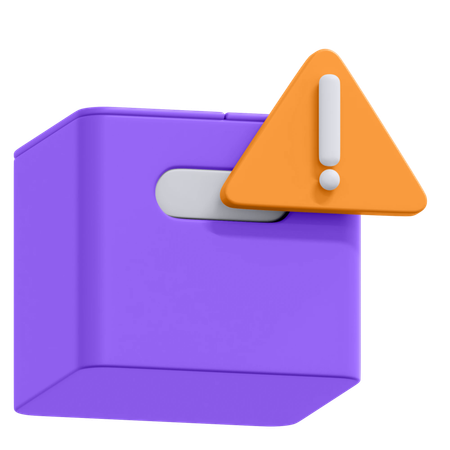 Aviso de pacote  3D Icon