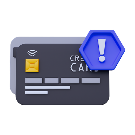 Advertencia de pago  3D Icon