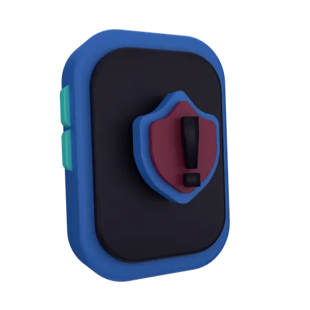 Aviso móvel  3D Icon