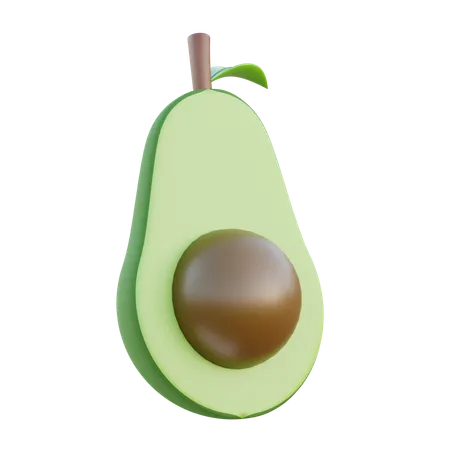 Avocado Fruit 3 D Icon 3D Icon