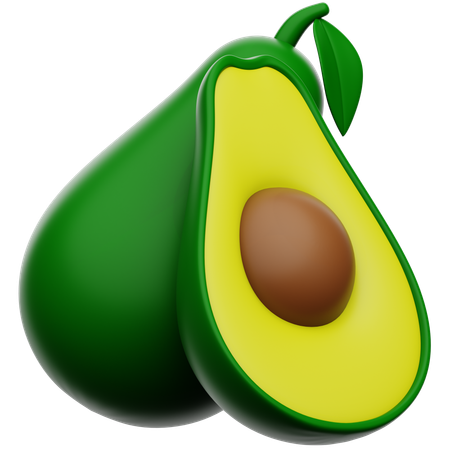 Avocado  3D Icon