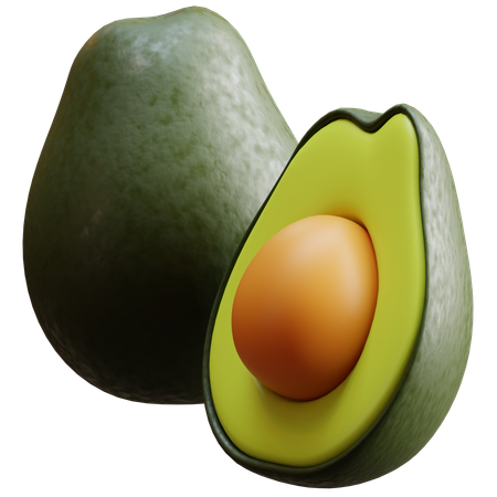 Avocado  3D Icon