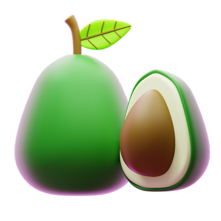 Avocado  3D Icon