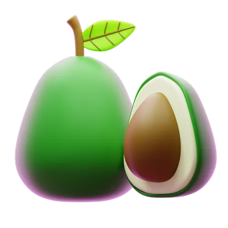 Avocado  3D Icon