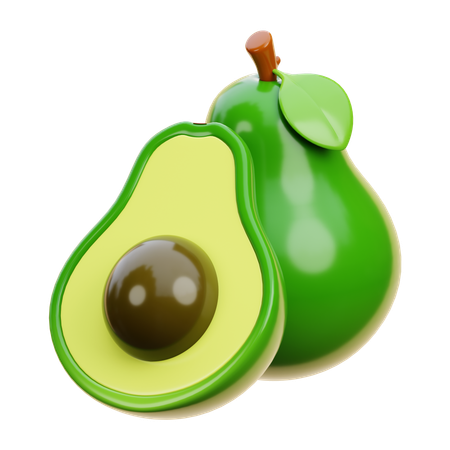 Avocado  3D Icon