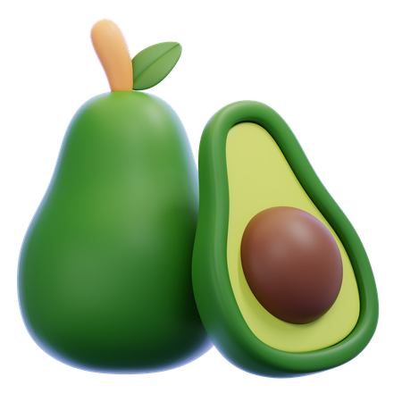 Avocado  3D Icon