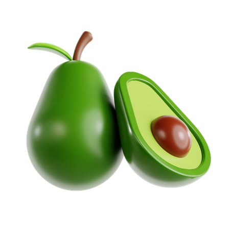 Avocado  3D Icon