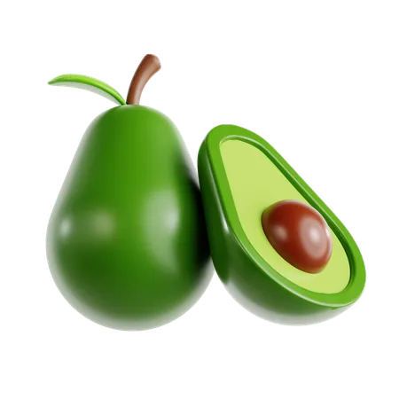 Avocado  3D Icon