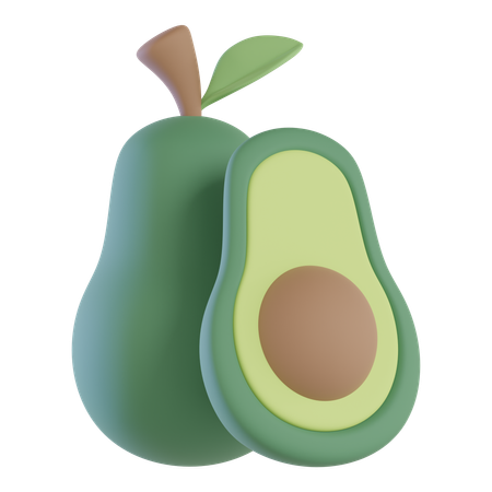 Avocado  3D Icon