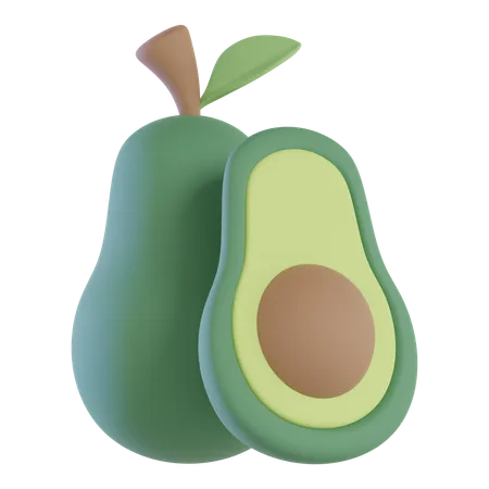 Avocado  3D Icon