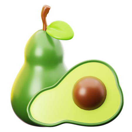 Avocado  3D Icon