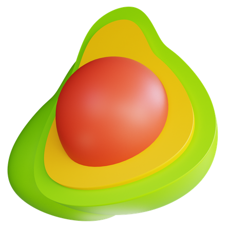 Avocado  3D Icon