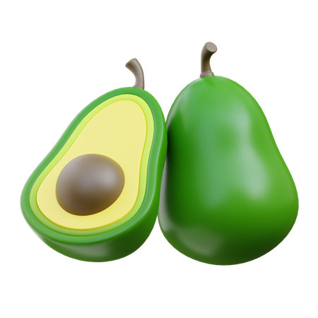 Avocado  3D Icon