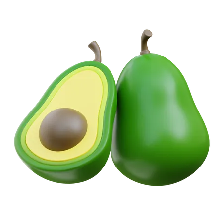 Avocado  3D Icon