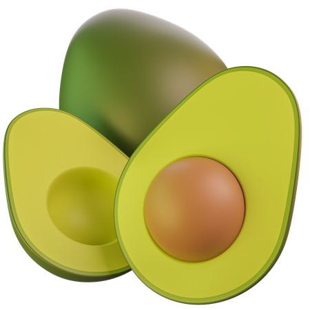 Avocado  3D Icon