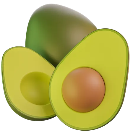 Avocado  3D Icon