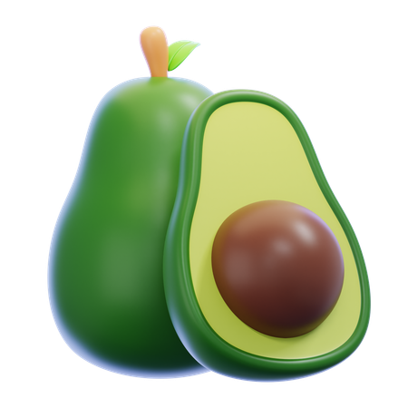 Avocado  3D Icon