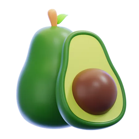 Avocado  3D Icon